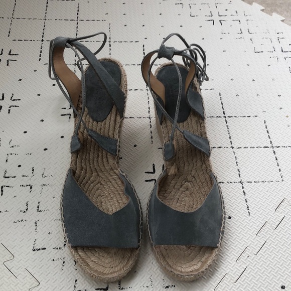 Romena suede espadrille wedges. Handmade in Spain - Picture 2 of 8